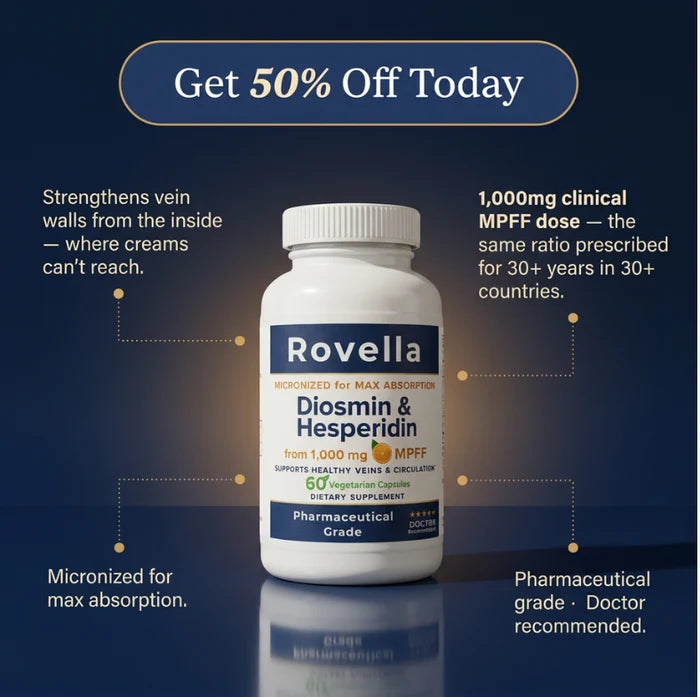 Diosmin & Hesperidin Capsules | Natural Hemorrhoid Support